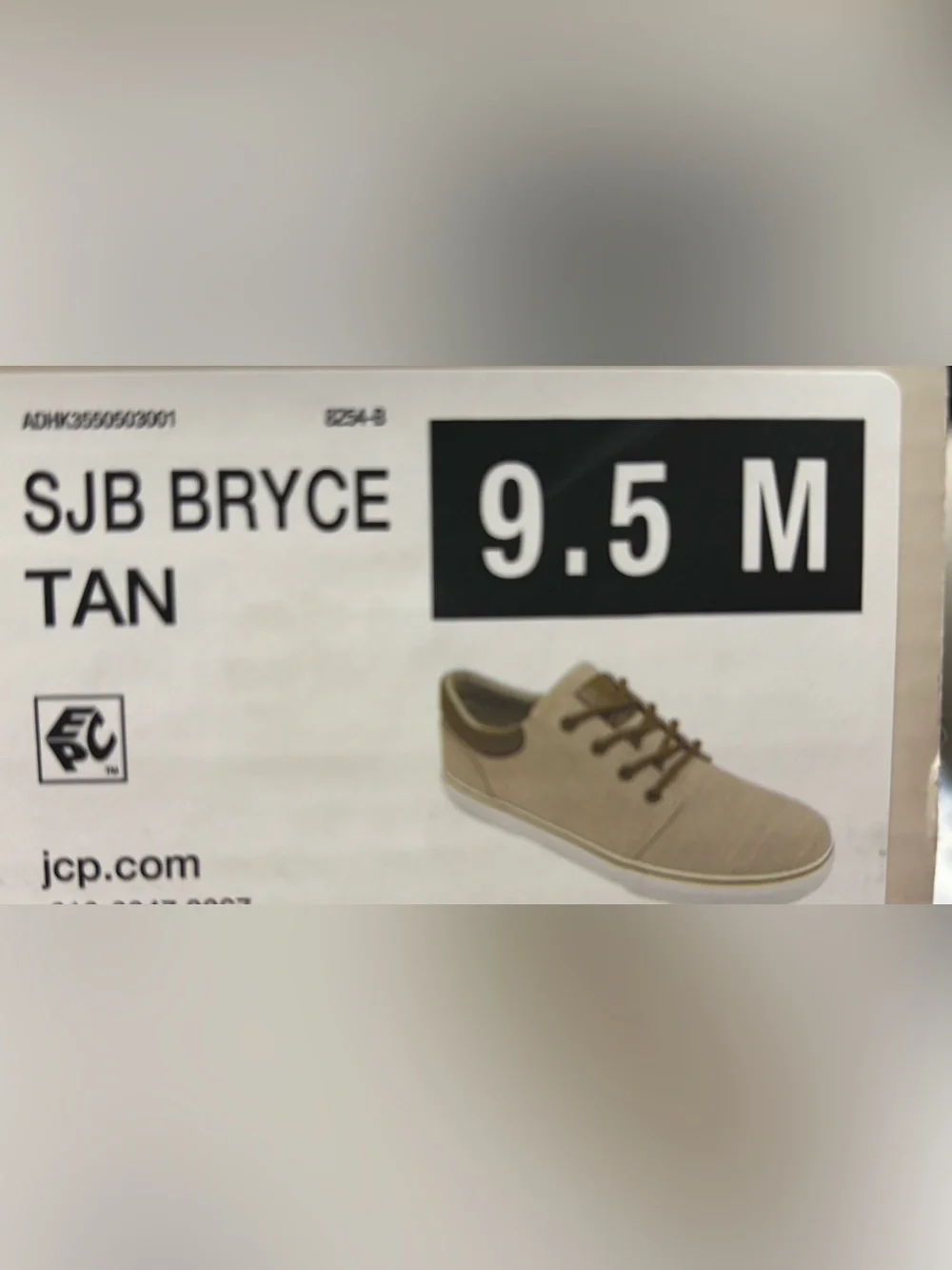 St. John's Bay Tan Men's Canvas Low-Top Sneakers